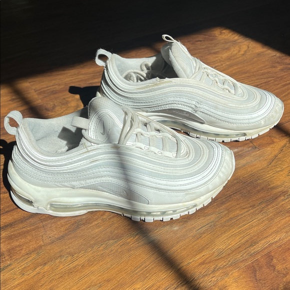Nike Air Max 97 Cream Sneakers - Picture 1 of 8
